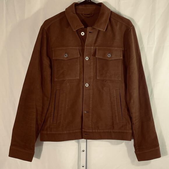Bonobos Moleskin Trucker Jacket - Men Size S - Brown - Picture 6 of 6